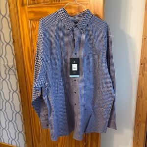 NWT Ariat Men's Pro Louis Classic Long Sleeve Blue Checkered Shirt